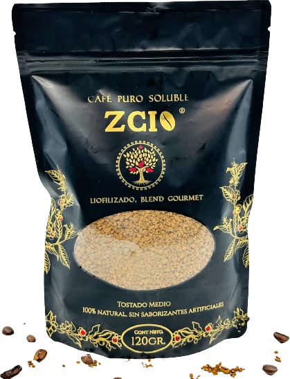 ZCIO Café puro soluble liofilizado
